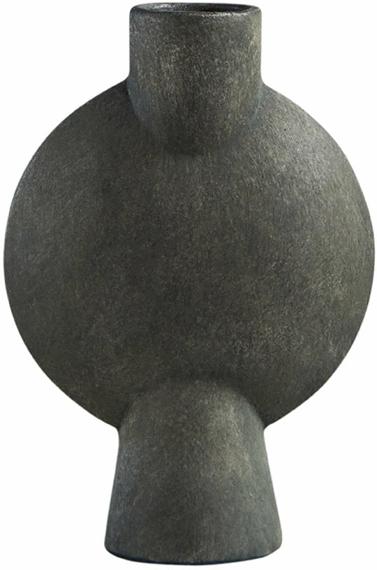 Vase sphérique gris foncé 19 cm Bulb - 101 Copenhagen - The Cool Republic