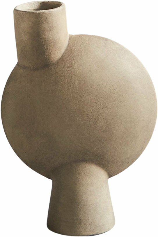 Vase sphérique taupe 26 cm Bulb - 101 Copenhagen - The Cool Republic