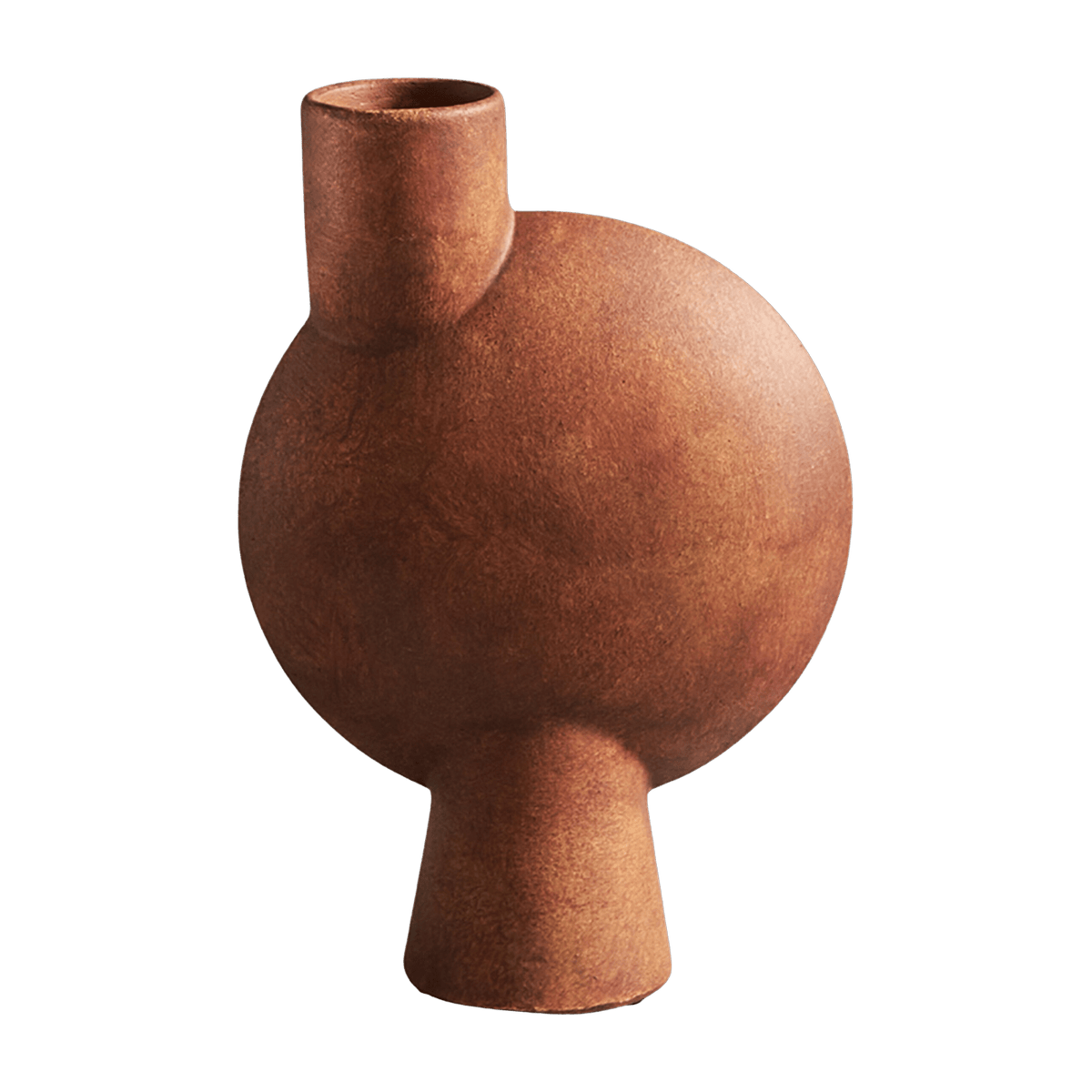 Vase sphérique terracotta 26 cm Bulb - 101 Copenhagen - The Cool Republic