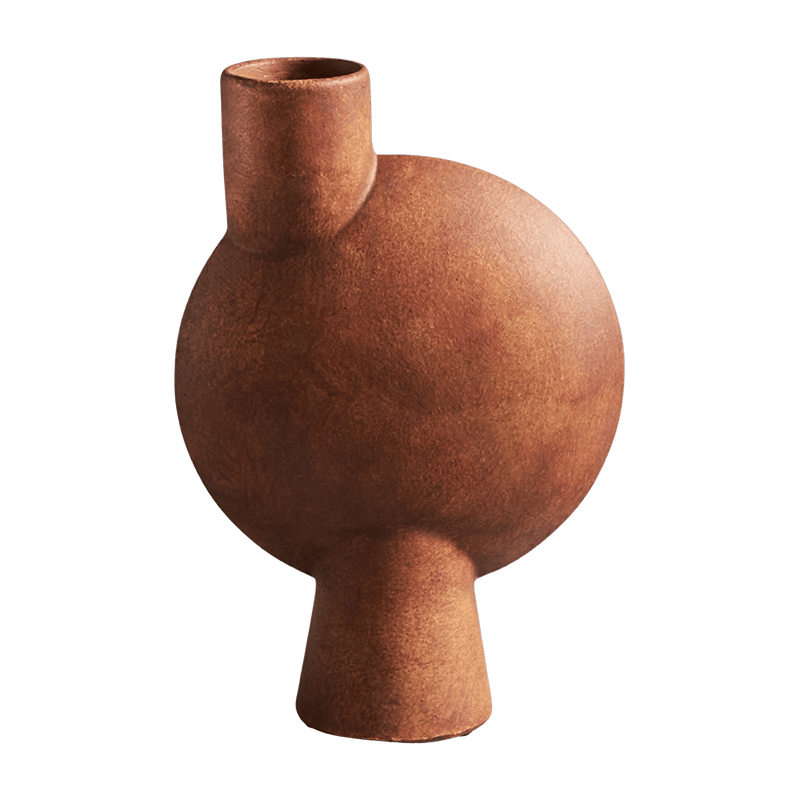 Vase sphérique terracotta 26 cm Bulb - 101 Copenhagen - The Cool Republic