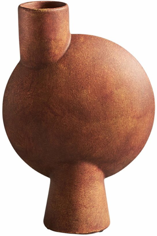 Vase sphérique terracotta 26 cm Bulb - 101 Copenhagen - The Cool Republic