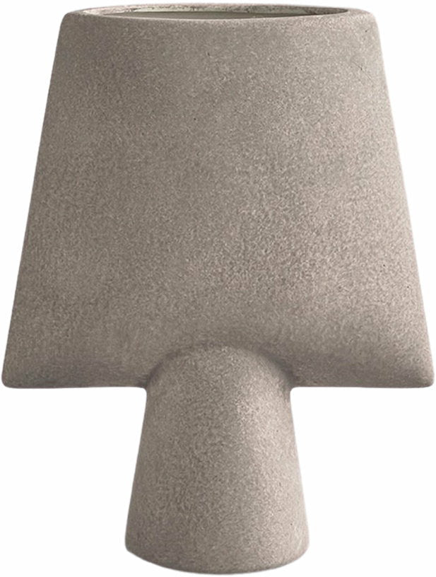 Vase taupe 25 cm Square - 101 Copenhagen - The Cool Republic
