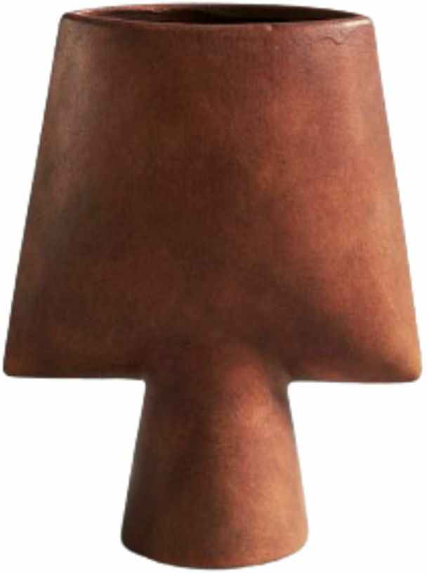 Vase terracotta 25 cm Square - 101 Copenhagen - The Cool Republic