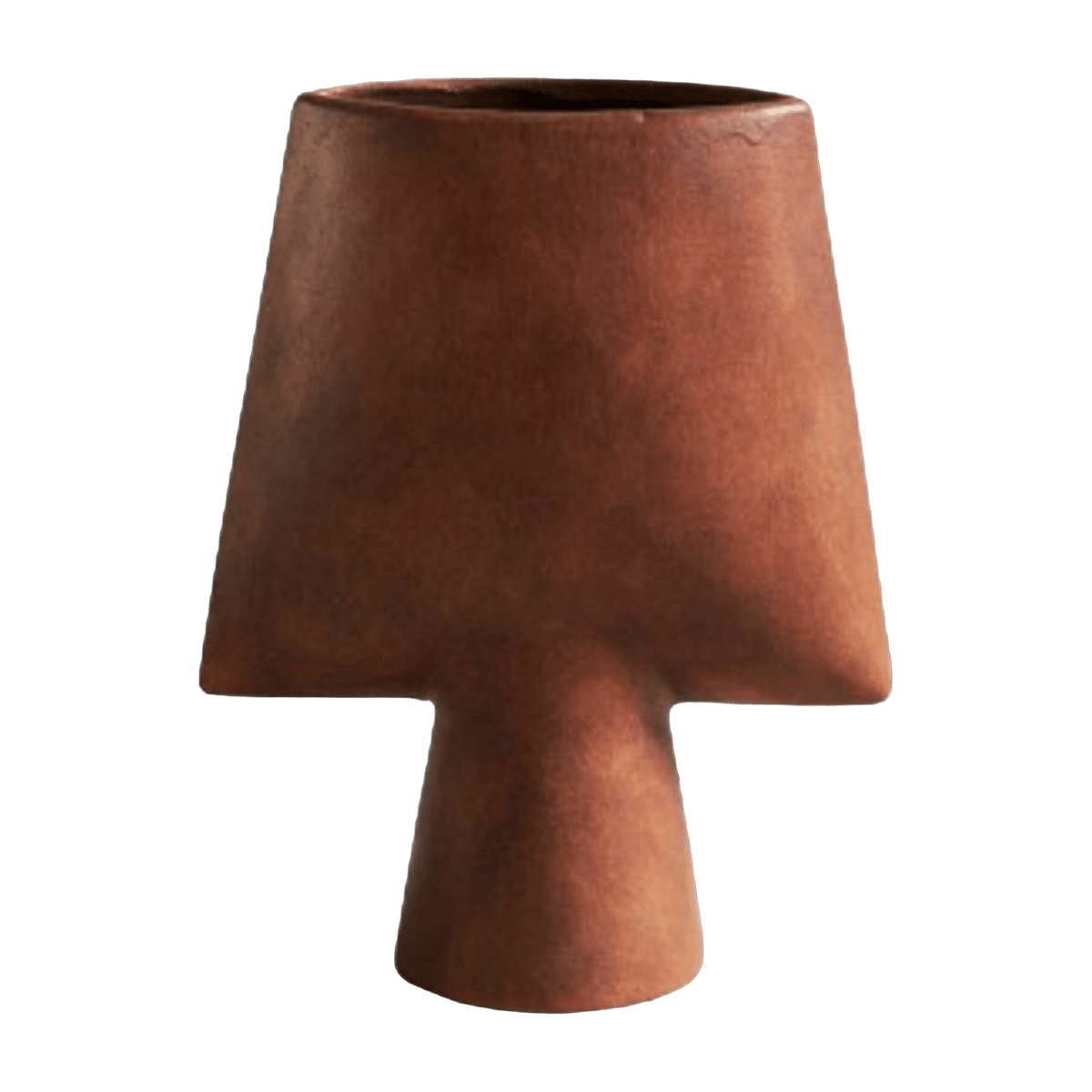 Vase terracotta 25 cm Square - 101 Copenhagen - The Cool Republic
