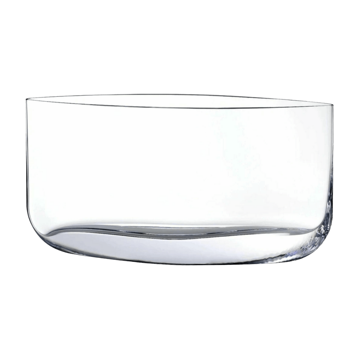 Blade Vase Wide Clear - Nude Glass - The Cool Republic
