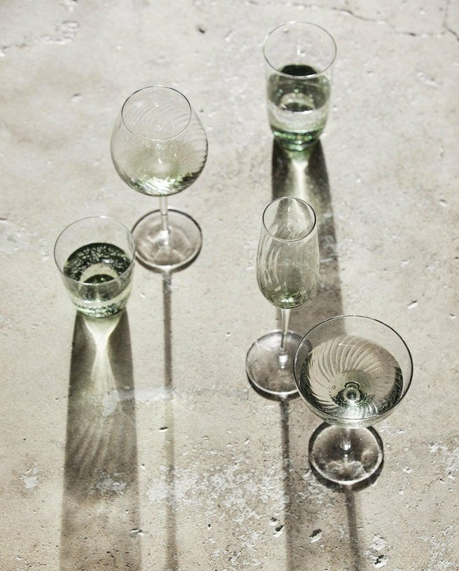 Verre à boire vert 15 x 8 cm Garo - Nordal - The Cool Republic