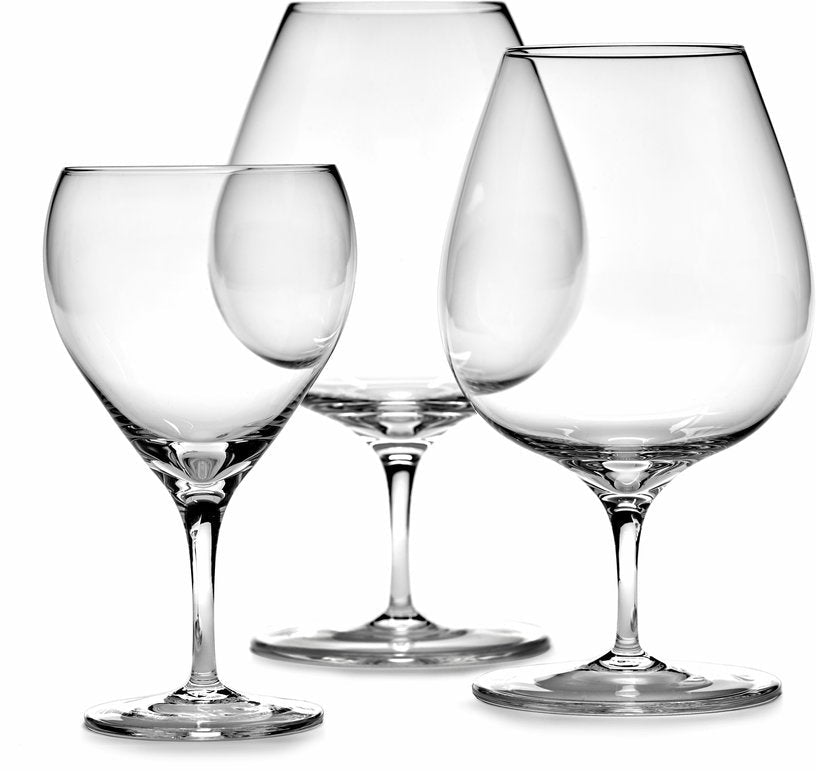Verre à champagne en verre transparent 20 cl Inku - Serax - The Cool Republic