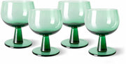Verre à vin Low Fern Green (lot de 4) - HKliving - The Cool Republic