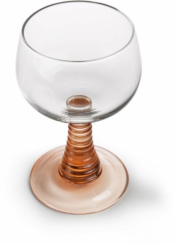Verre à vin Swirl High Orange - HKliving - The Cool Republic