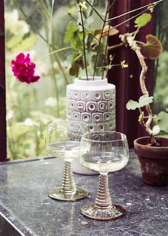 Verre à vin Swirl High Orange - HKliving - The Cool Republic