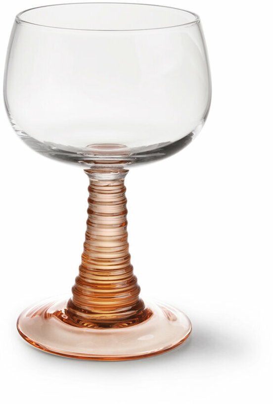 Verre à vin Swirl High Orange - HKliving - The Cool Republic