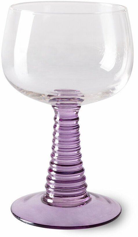 Verre à vin Swirl High Purple - HKliving - The Cool Republic