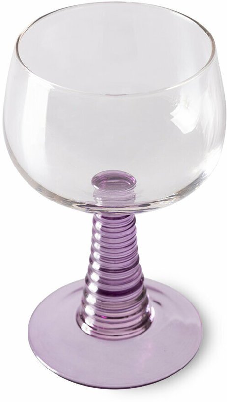 Verre à vin Swirl High Purple - HKliving - The Cool Republic