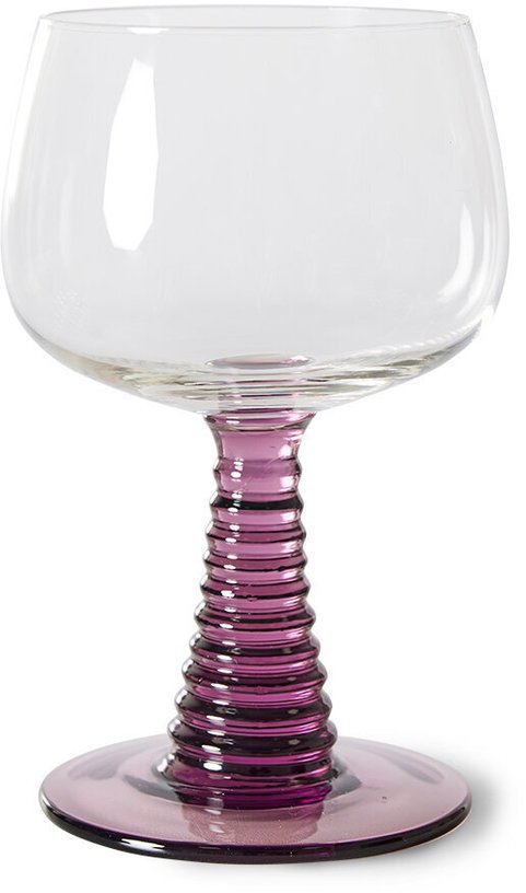 Verre à vin Swirl High Purple - HKliving - The Cool Republic