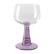 Swirl Wine Glass High Purple - HKliving - The Cool Republic