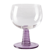 Verre à vin Swirl Low Purple - HKLIVING - The Cool Republic