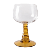 Verre à vin "tourbillon" High Ochre - HKLIVING - The Cool Republic