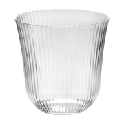 Verre en verre transparent strié 25 cl Inku - Serax - The Cool Republic