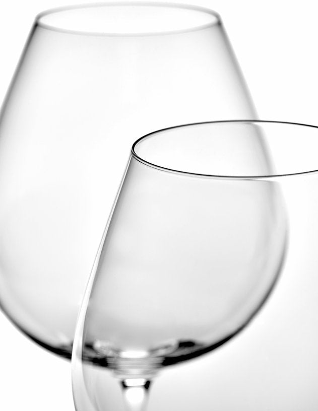 Verre en verre transparent strié 50 cl Inku - Serax - The Cool Republic