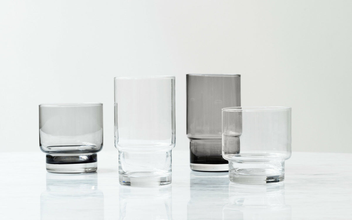 Black glass 27 cl Fit Glass Smoke - Normann Copenhagen - The Cool Republic