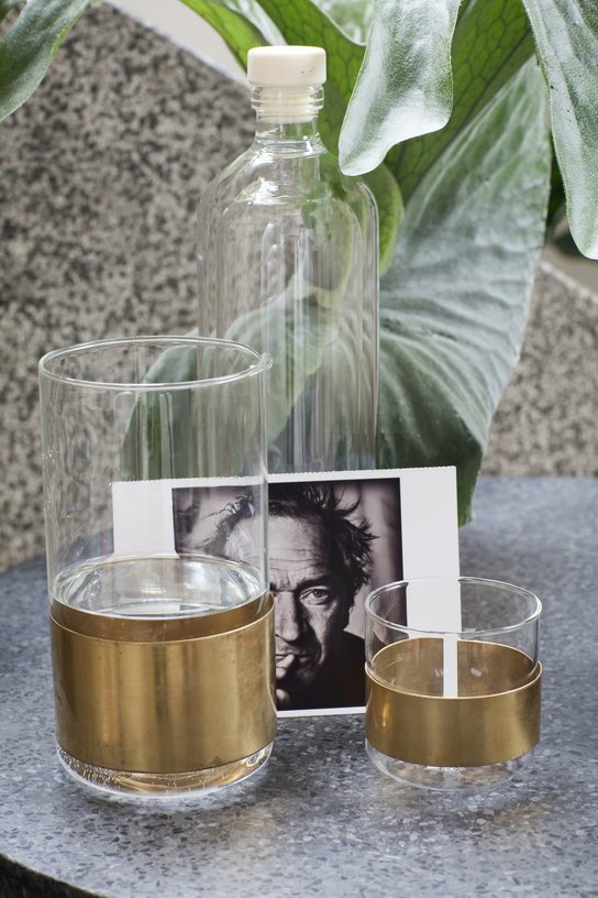Verre rond en cuivre et verre 7x6 cm - Serax - The Cool Republic