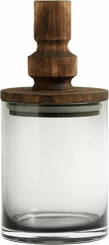 Verre taille S de rangement en verre avec couvercle Salvie - Nordal - The Cool Republic