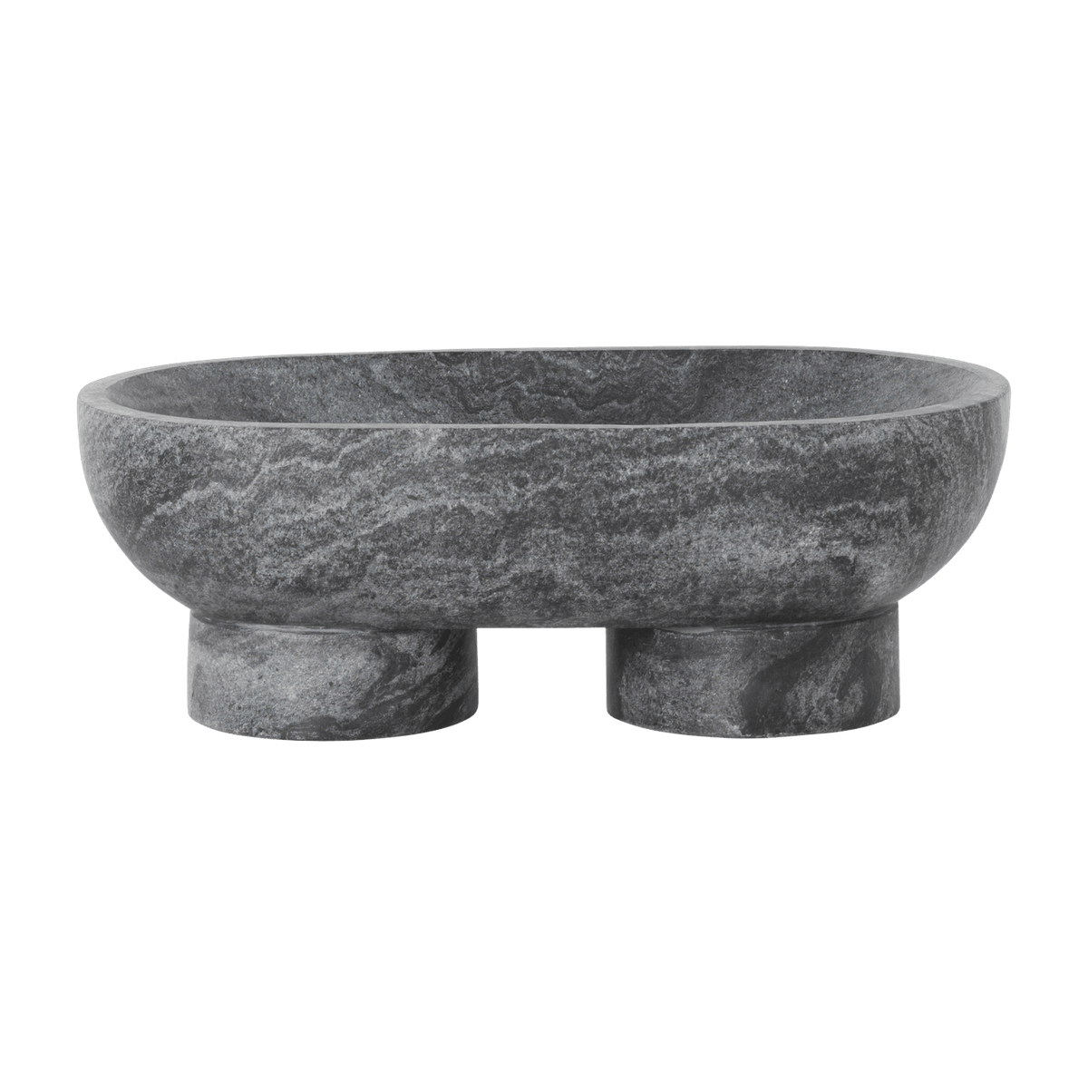 Vide poche en marbre noir Alza - Ferm Living - The Cool Republic