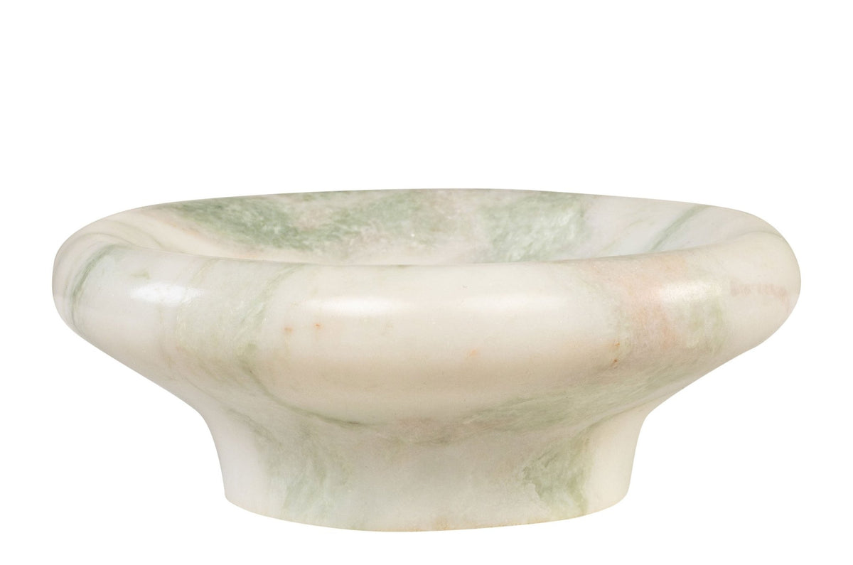 Vide-poche en marbre rond 20x8cm Alton - Versmissen - The Cool Republic