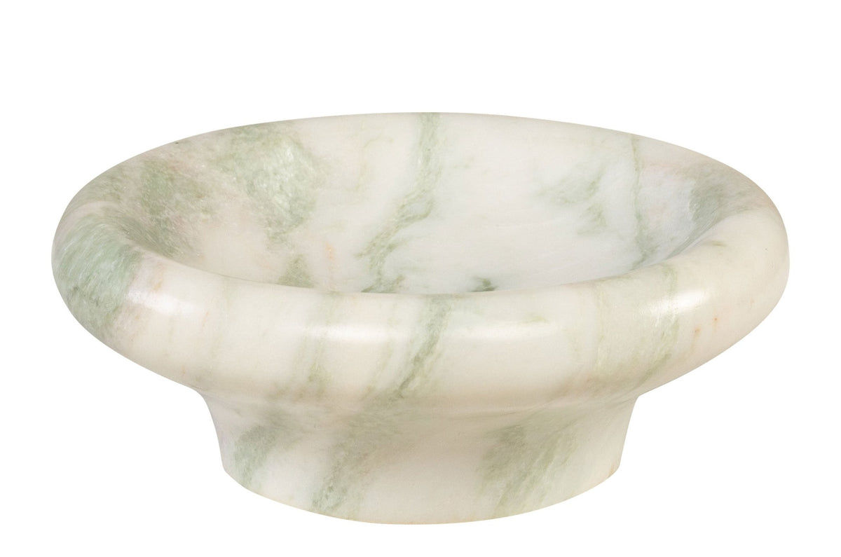 Vide-poche en marbre rond 20x8cm Alton - Versmissen - The Cool Republic