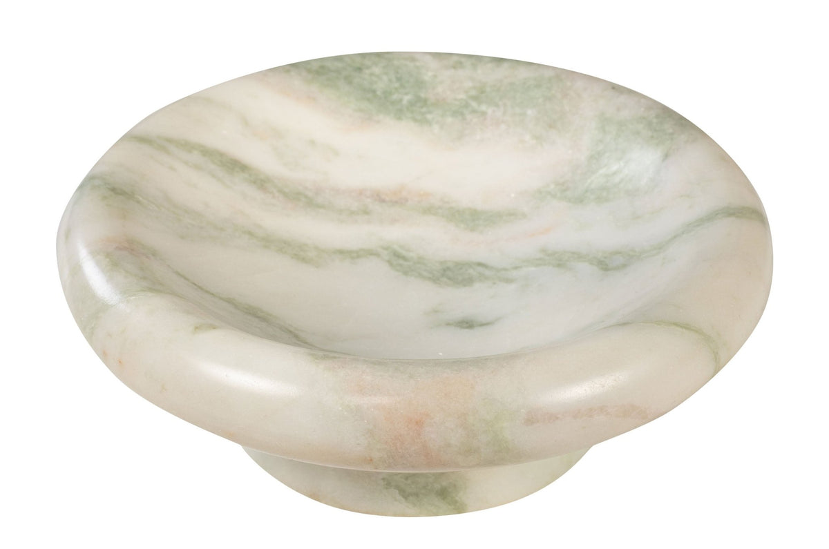 Vide-poche en marbre rond 20x8cm Alton - Versmissen - The Cool Republic