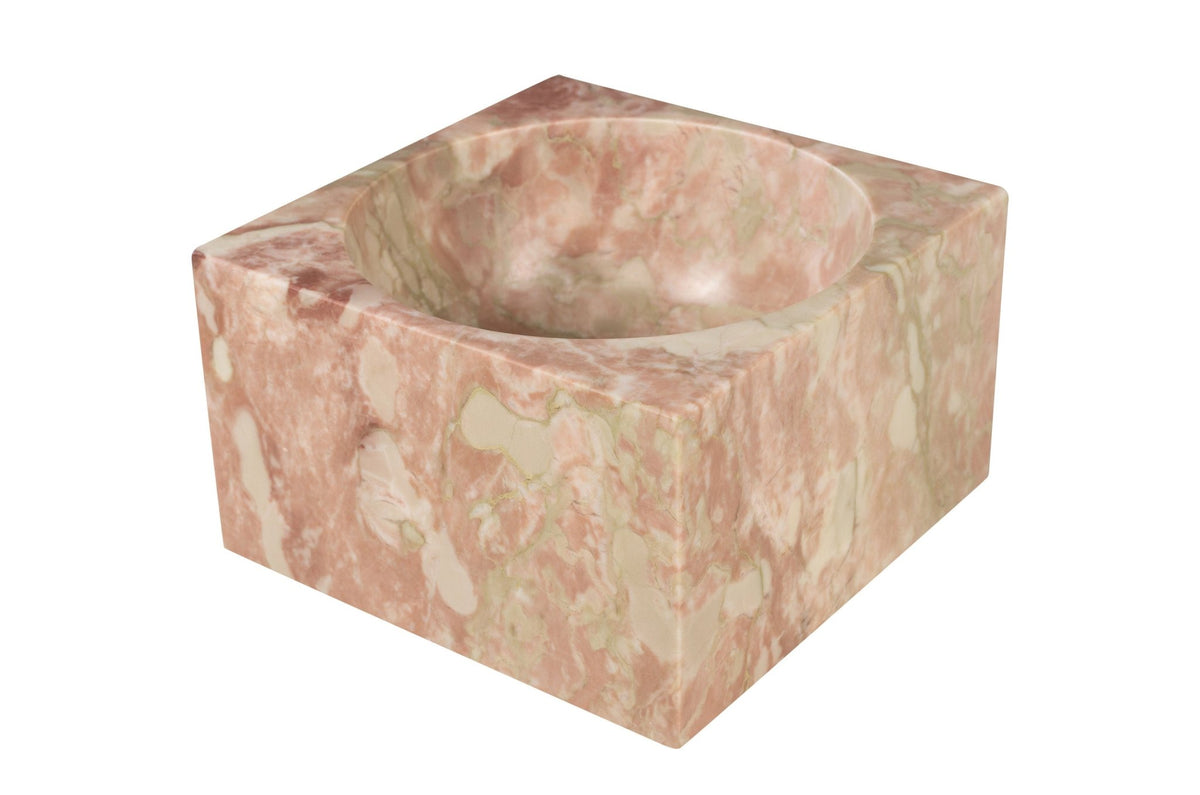 Vide poche en marbre rose et vert 18x11cm Juno - Versmissen - The Cool Republic