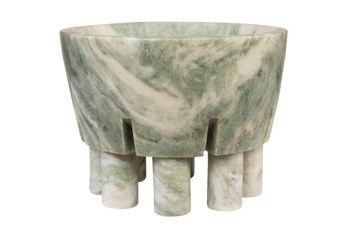 Vide-poche en marbre vert 20x15,5cm Coluna - Versmissen - The Cool Republic