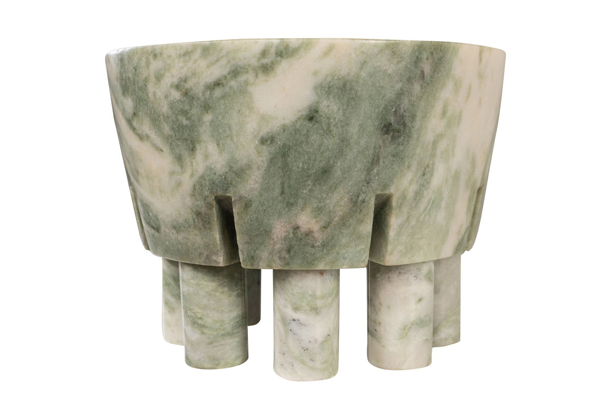 Vide-poche en marbre vert 20x15,5cm Coluna - Versmissen - The Cool Republic
