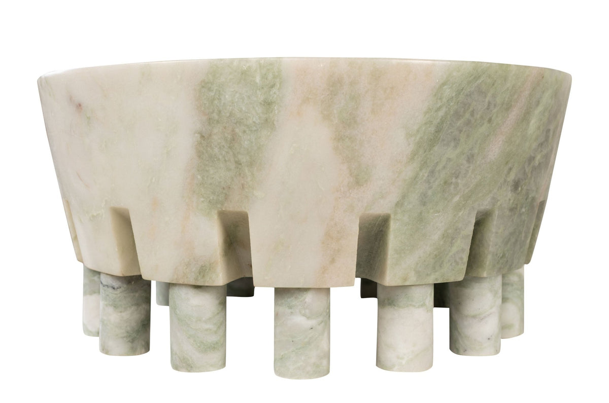 Vide-poche en marbre vert 36x17,5cm Coluna - Versmissen - The Cool Republic