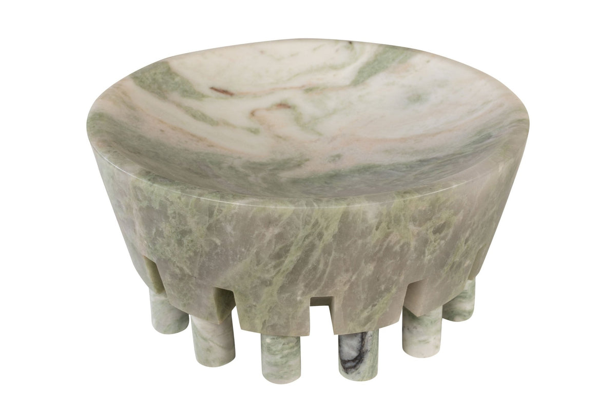 Vide-poche en marbre vert 36x17,5cm Coluna - Versmissen - The Cool Republic