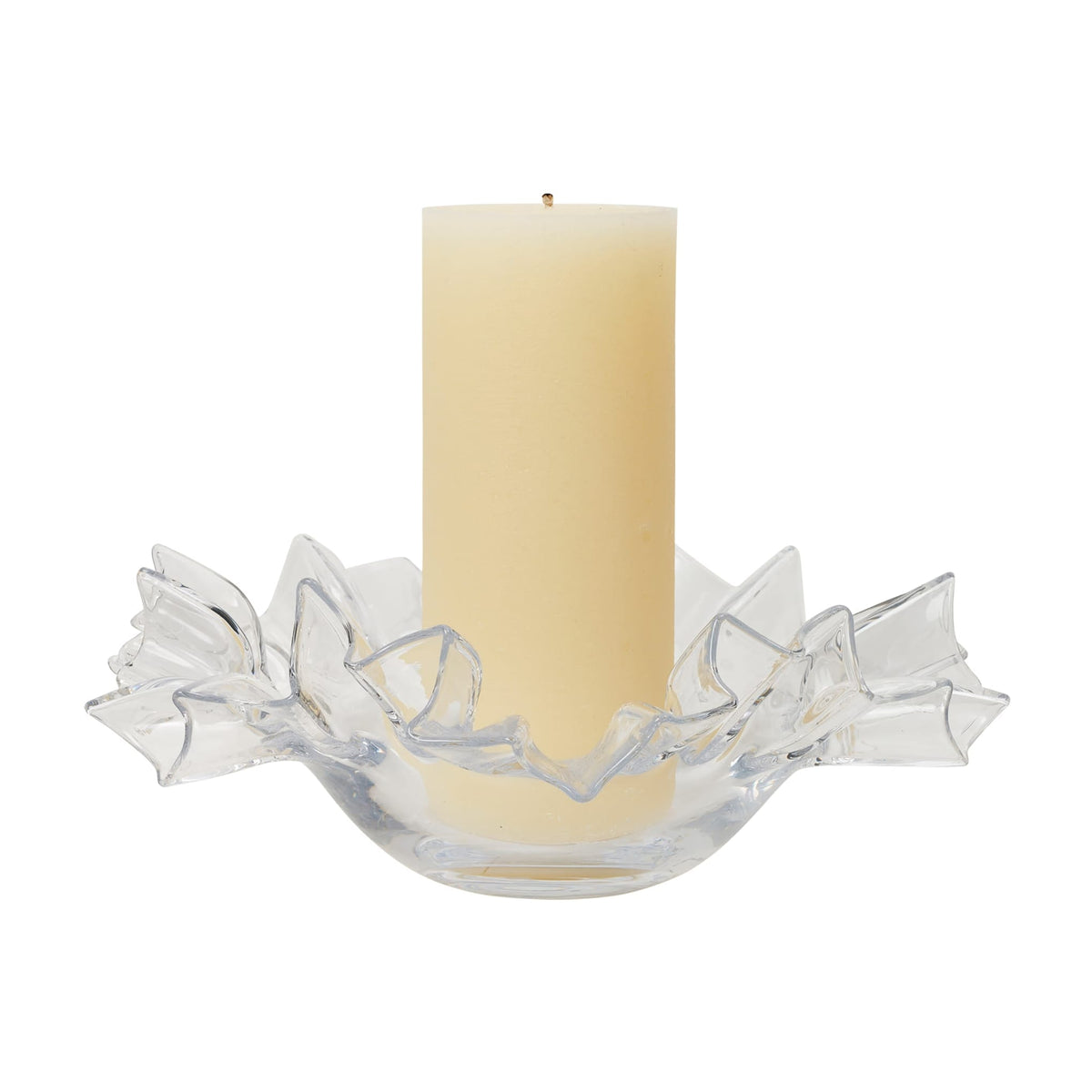 Vide-poche en verre soufflé transparent 25x9cm Rumy - Broste Copenhagen — vue 4