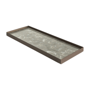 Vide-poche rectangulaire en verre L Fossil Organic - Ethnicraft Accessories - The Cool Republic