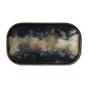 Vide-poches en verre Black Organic 42 x 24 cm - Ethnicraft Accessories - The Cool Republic