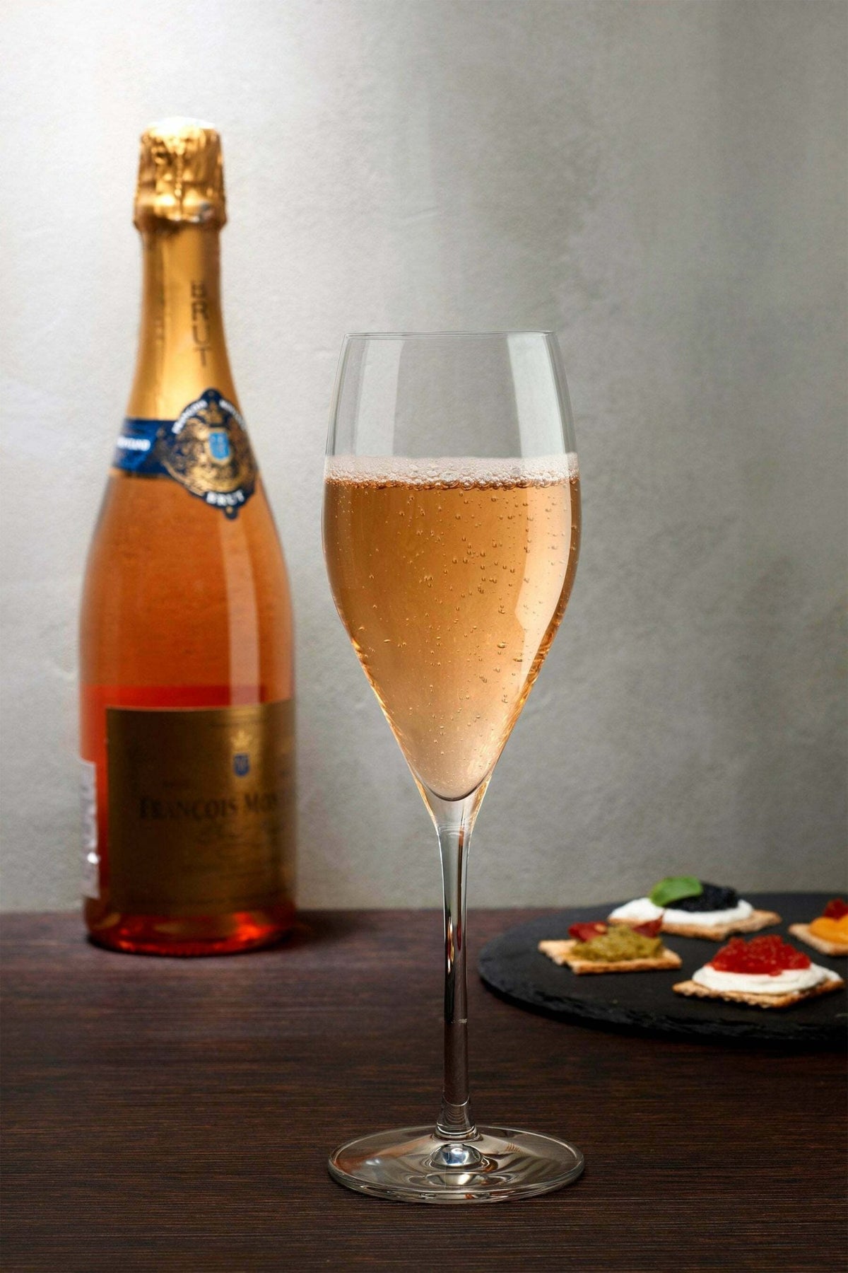 Vintage Set de 2 Verres à Champagne Arrondi - Nude Glass - The Cool Republic