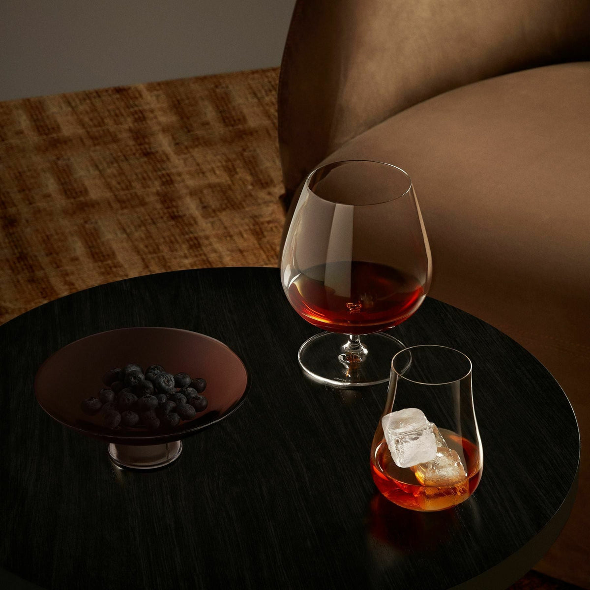 Vintage Set de 4 verres à whisky - Nude Glass - The Cool Republic