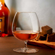 Vintage Set of 2 Cognac Glasses 500 Cc - Nude Glass - The Cool Republic