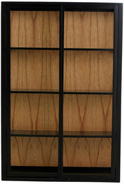 Vitrine murale en bois et verre BEI - Nordal - The Cool Republic