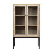 Vitrine placage frêne et verre trempé 90x150cm Harmony S - House Doctor - The Cool Republic