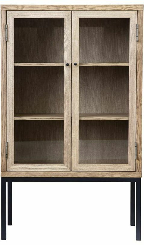 Vitrine placage frêne et verre trempé 90x150cm Harmony S - House Doctor - The Cool Republic