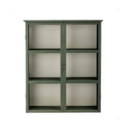 Vitrine rectangulaire en bois de sapin vert 85 x 100 cm Tone - Bloomingville - The Cool Republic