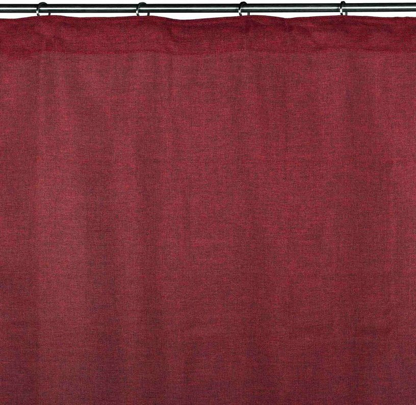 Voilage À Galon Fronceur Cinnamon Bordeaux 200 x 290 cm - Madura - The Cool Republic