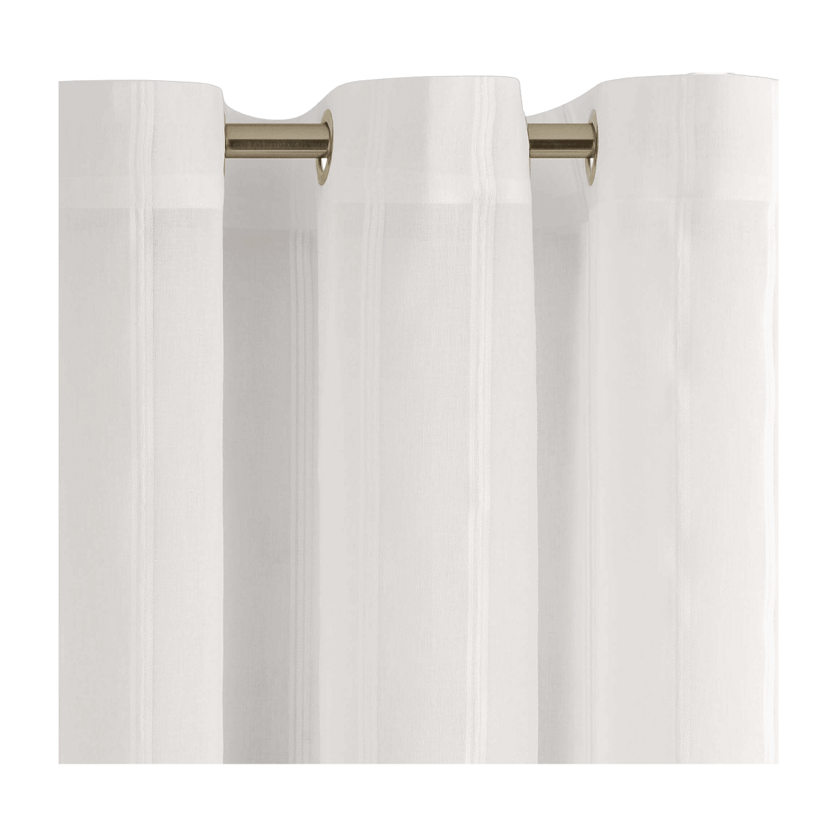 Eyelet curtain Santorini White 300 x 350 cm - Madura - The Cool Republic