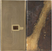 2 pannelli murali in acciaio 103x12,5x101,5cm Course - Versmissen