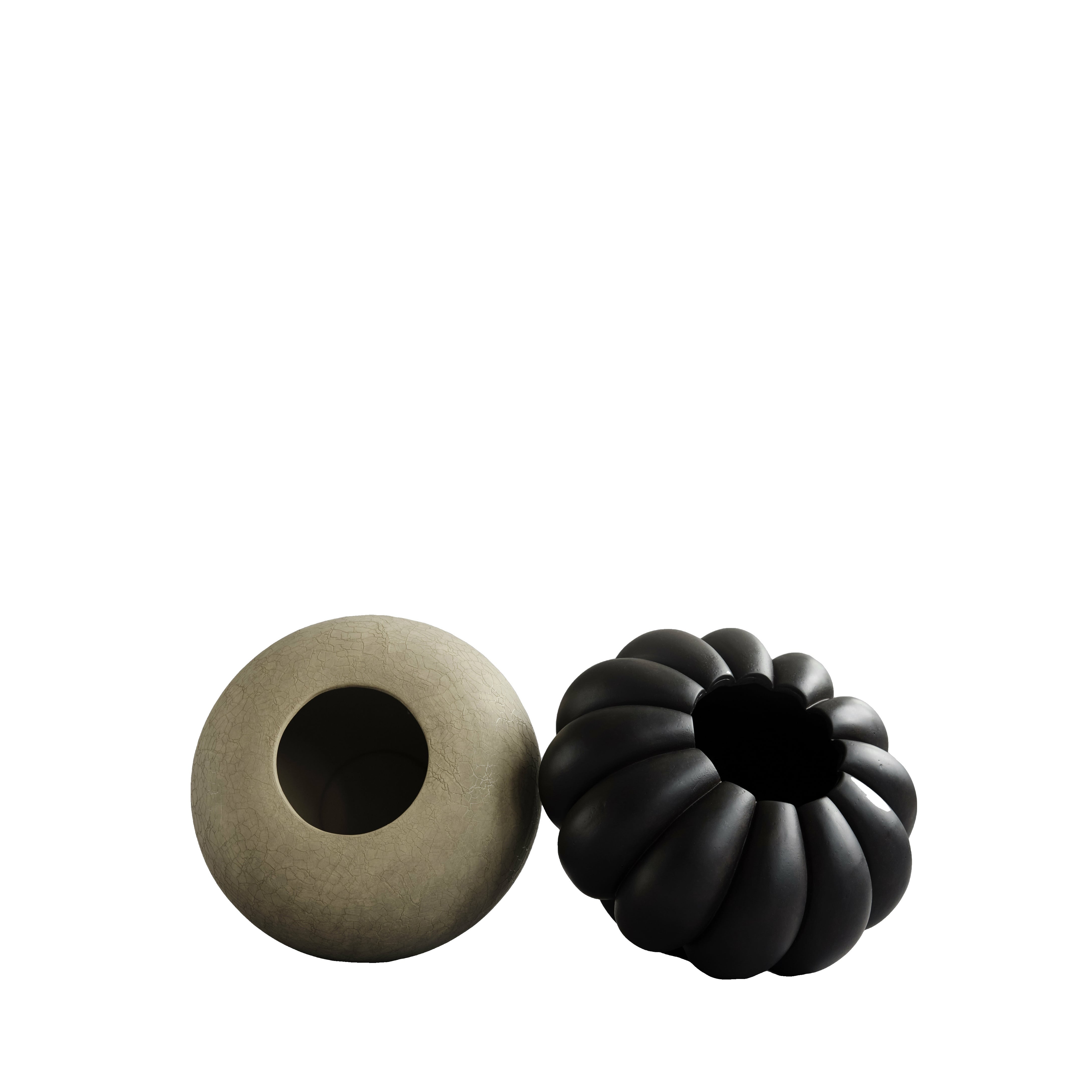 Vase en céramique café Kabin Lamella - 101 Copenhagen