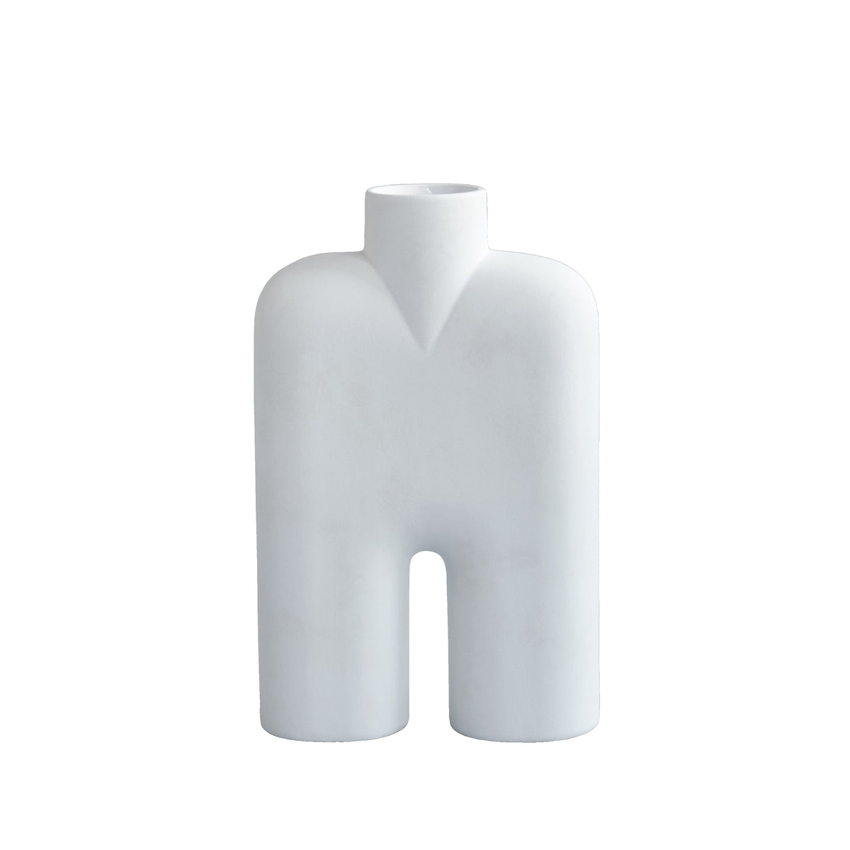 Vase en céramique blanc os 45x10cm Cobra Tall - 101 Copenhagen